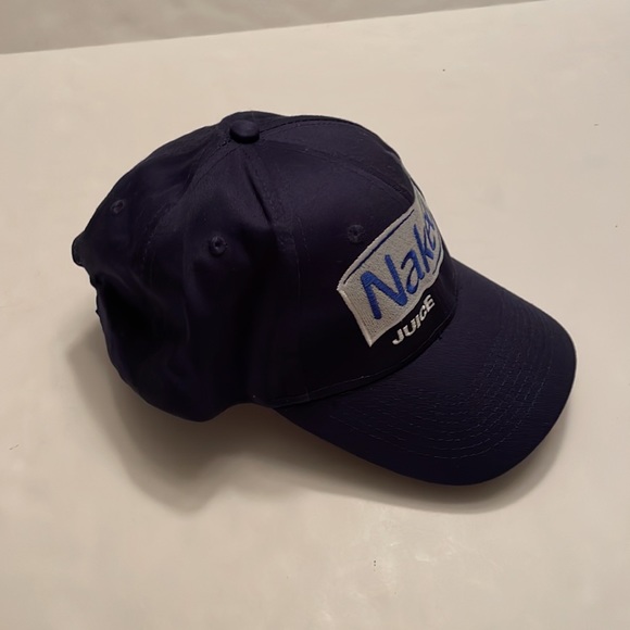 Port & Company Naked juice navy cap. Front embroidered logo, back strap - Picture 12 of 16